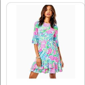 COPY - Lilly Pulitzer Kassie ruffle wrap dress